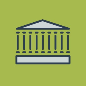 Pictogramme illustrant un parlement