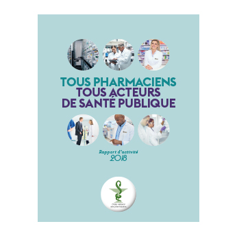Affiche "Tous pharmaciens, tous acteurs de santé publique"