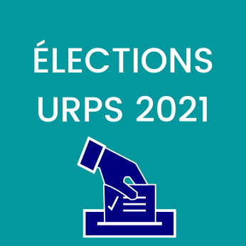 Pictogramme avec inscrit "Elections URPS 2021"