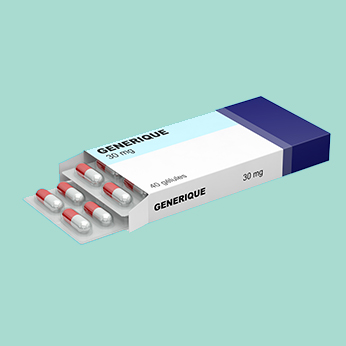Illustration d'une boite de médicaments