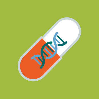 Pictogramme illustrant un biosimilaire