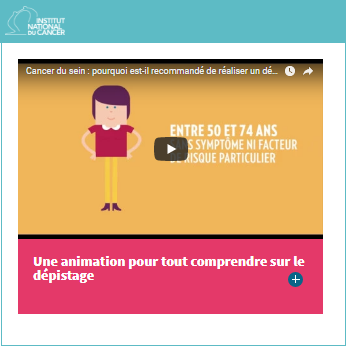 Photo de couverture de la vidéo sur la prévention et le dépistage du cancer du sein