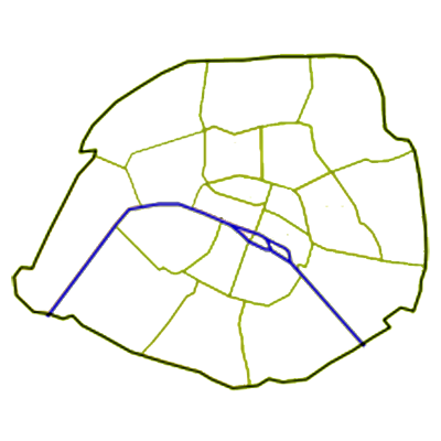 Arrondissements de la ville de Paris