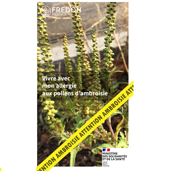 Aperçu de la brochure "Ambroisie et allergies : vivre avec mon allergie aux pollens d'ambroisie"