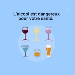 Visuel "L'alcool est dangereux pour votre santé"