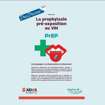 Couverture du guide de l'association AIDES et du Cespharm
