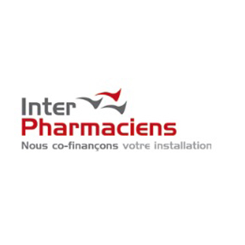 Logo inter-pharmaciens "Nous co-finançons votre installation"