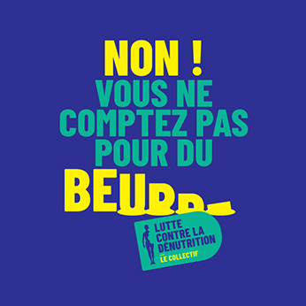 Affiche de la campagne de lutte contre la dénutrition