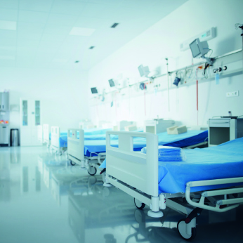 Photo d'une chambre d'hôpital