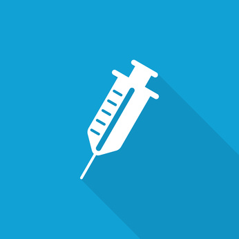 Pictogramme illustrant une seringue de vaccination