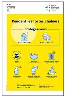 Affiches sur les fortes chaleurs