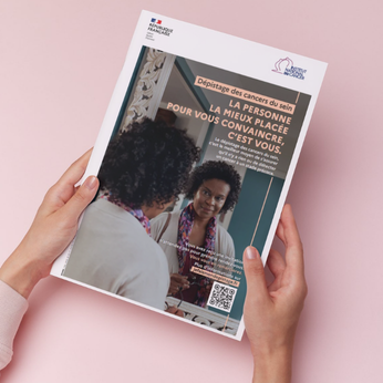 Affiche pour le dépistage du cancer du sein