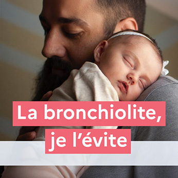 Affiche de prévention de la bronchiolite