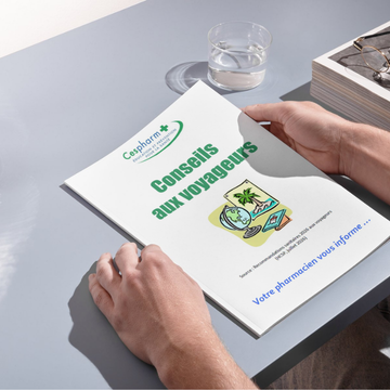 Photo de la brochure du Cespharm "Conseils aux voyageurs"