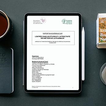 Publication du rapport bi-académique