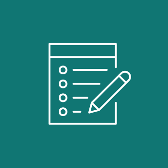 Pictogramme représentant un questionnaire