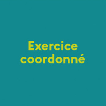 Visuel avec inscrit "exercice coordonné"
