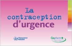 Visuel avec inscrit "La contraception d'urgence"