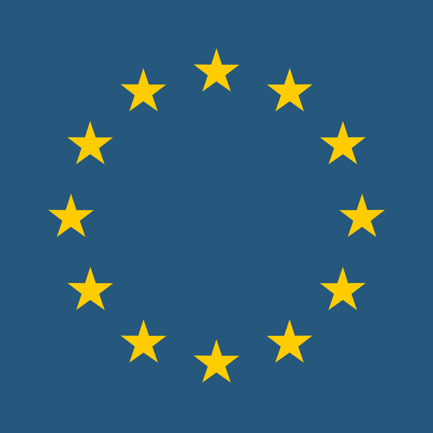 Photo d'une drapeau européen