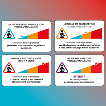 Pictogramme grossesse proposé par le CST