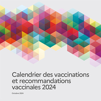 Couverture du calendrier vaccinal 2024