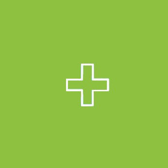 pictogramme illustrant une croix verte représentant la section D