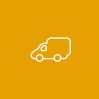 pictogramme illustrant un camion de distribution