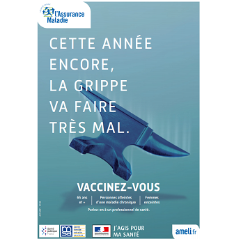 affiche de la campagne de vaccination