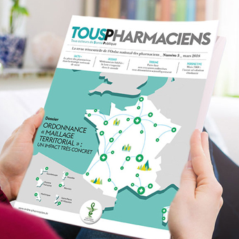 Photo du 5e numéro de la revue "Tous pharmaciens"