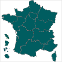 Illustration d'une carte de France