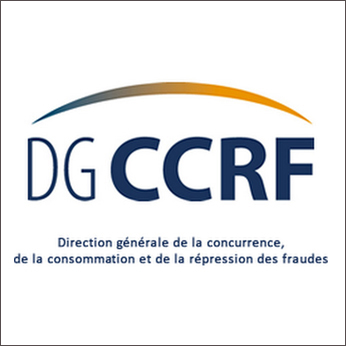 Logo de la DGCCRF : Direction générale de la Concurrence, de la Consommation et de la Répression des fraudes