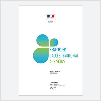 Couverture du document plan sur " Renforcer l'accès territorial aux soins " contre les déserts médicaux