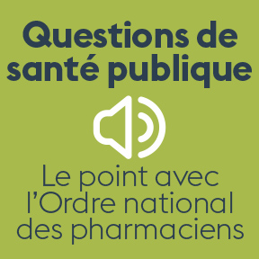 Illustration du podcast "Le point avec l'Ordre national des pharmaciens"