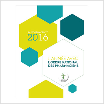 Photo de la couverture du rapport d'activité 2016 de l'Ordre