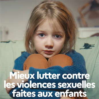 Affiche de la campagne de lutte contre les violences sexuelles faites aux enfants