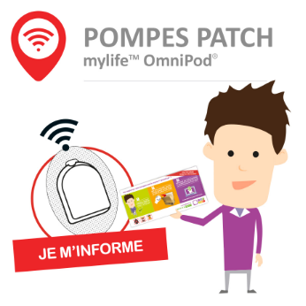 Illustration "Pompes patch, my life omnipod, je m'informe"