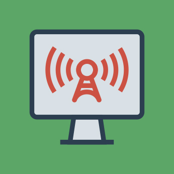 Pictogramme illustrant un webcast