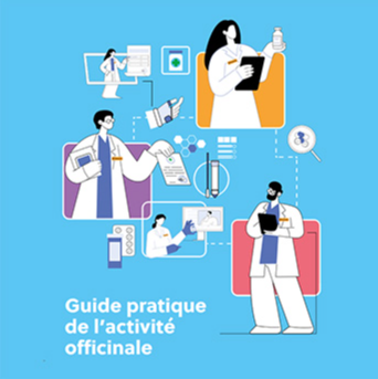 Couverture du guide pratique de l'activité officinale