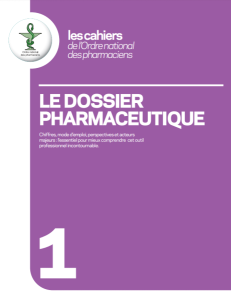Couverture du cahier thématique numéro 1 sur le dossier pharmaceutique
