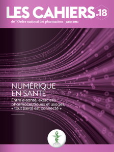 Couverture du cahier thématique numéro 18 sur le numérique en santé