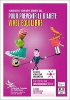 Prévisualisation de l'affiche "Pour prevenir le diabete vivez equilibre"