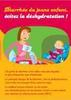 Visuel de présentation de la brochure "Diarrhée du jeune enfant, évitez la désydratation"