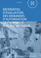 Image de couverture du référentiel d'évaluation des demandes d'autorisation de pharmacie à usage intérieur
