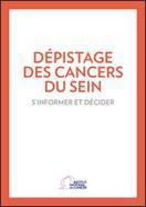 Visuel de la brochure "Dépistage des cancers du sein"