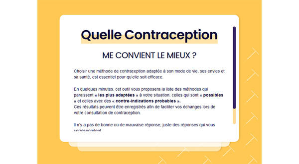 Texte intitulé "quelle contraception me convient le mieux?"