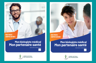 Affiche "Mon biologiste médical, mon partenaire santé"