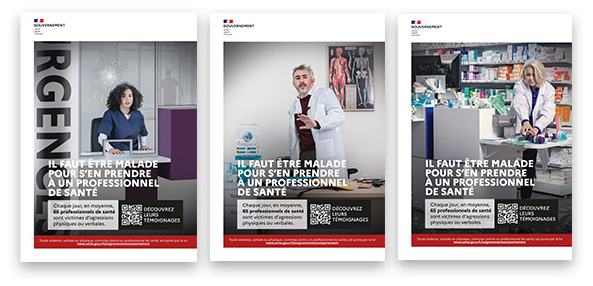 Affiches campagne violences 2023